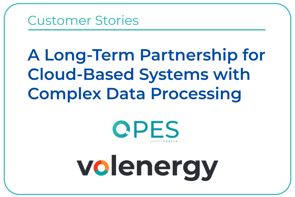 A Long-Term Partnership with volenergy AG for Cloud-Based Systems with Complex Data Processing